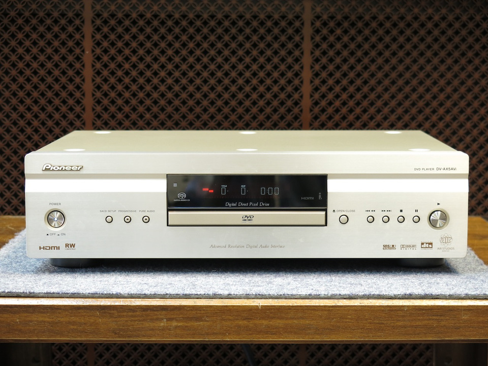 パイオニア DVD プレーヤー DV-AX5AVi 2007年製 中古動作品 DV-AX5AVi