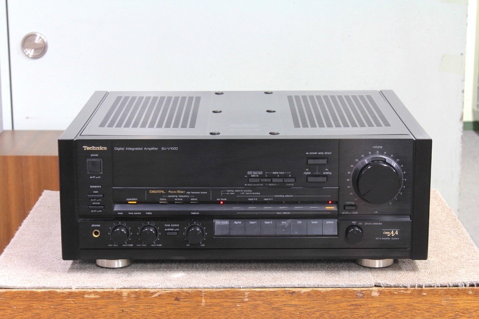 希少モデル】 Technics SU-V100D プリメインアンプ 木目 希少モデル