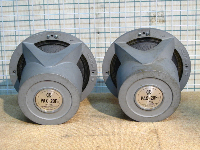 パイオニア PIONEER PAX-20F ウーファー 直径20cm 2個 パイオニア