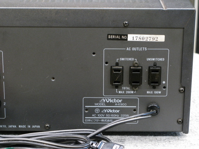A-X900 VICTOR - 中古オーディオ 高価買取・販売 ハイファイ堂