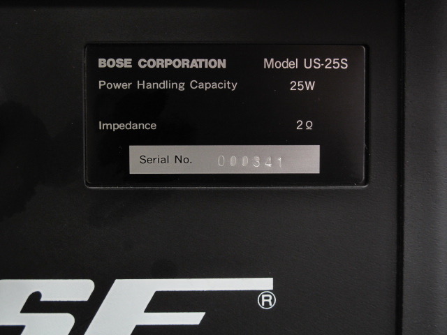 BOSE US25A 動作確認済み 優品です。 BOSE US25A 動作確認済み 優品です。