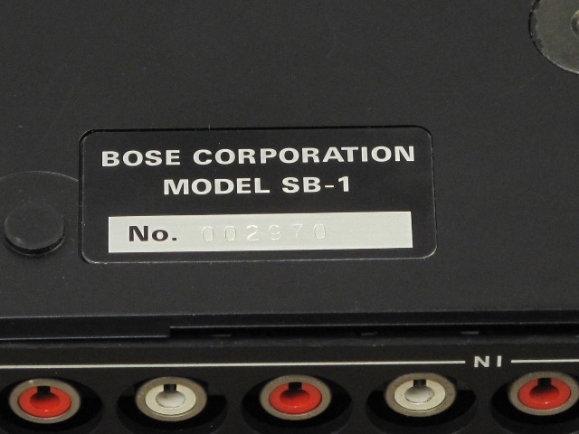 BOSE 1701 パワーアンプ + SB-1 セレクター セット BOSE 1701 パワー