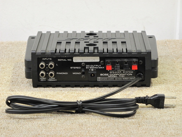 BOSE 1701 パワーアンプ + SB-1 セレクター セット BOSE 1701 パワー