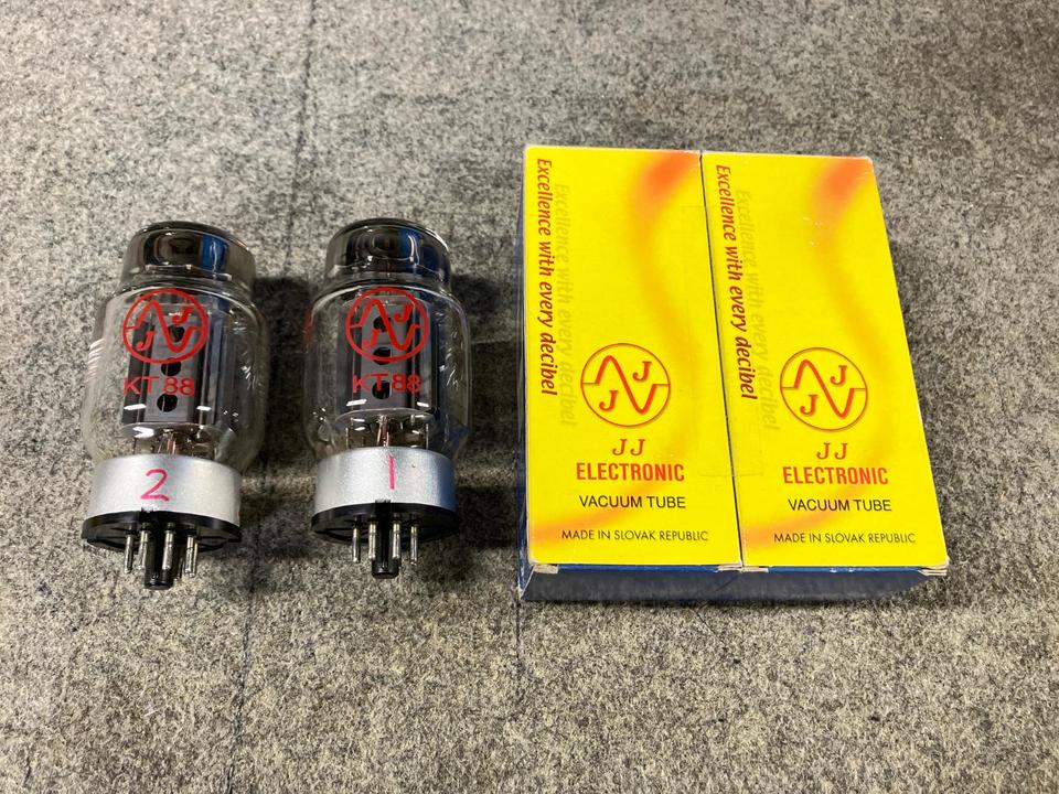 JJ ELECTRONIC KT88 真空管 2本マッチングセット 新品に近い JJ