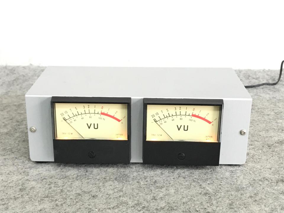 自作 ステレオVUメーター24号機 VUメーター組み込みキット 丸型