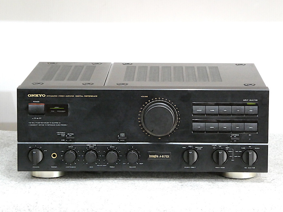 ONKYO オンキョー/プリメインアンプ/IntegraA-817EX/ピュアオーディオ