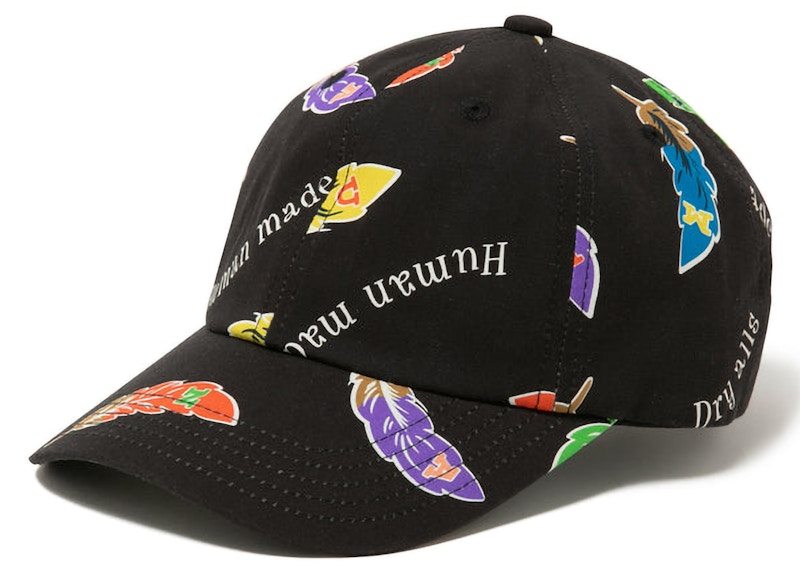 HUMAN MADE 6 PANEL TWILL CAP BLACK