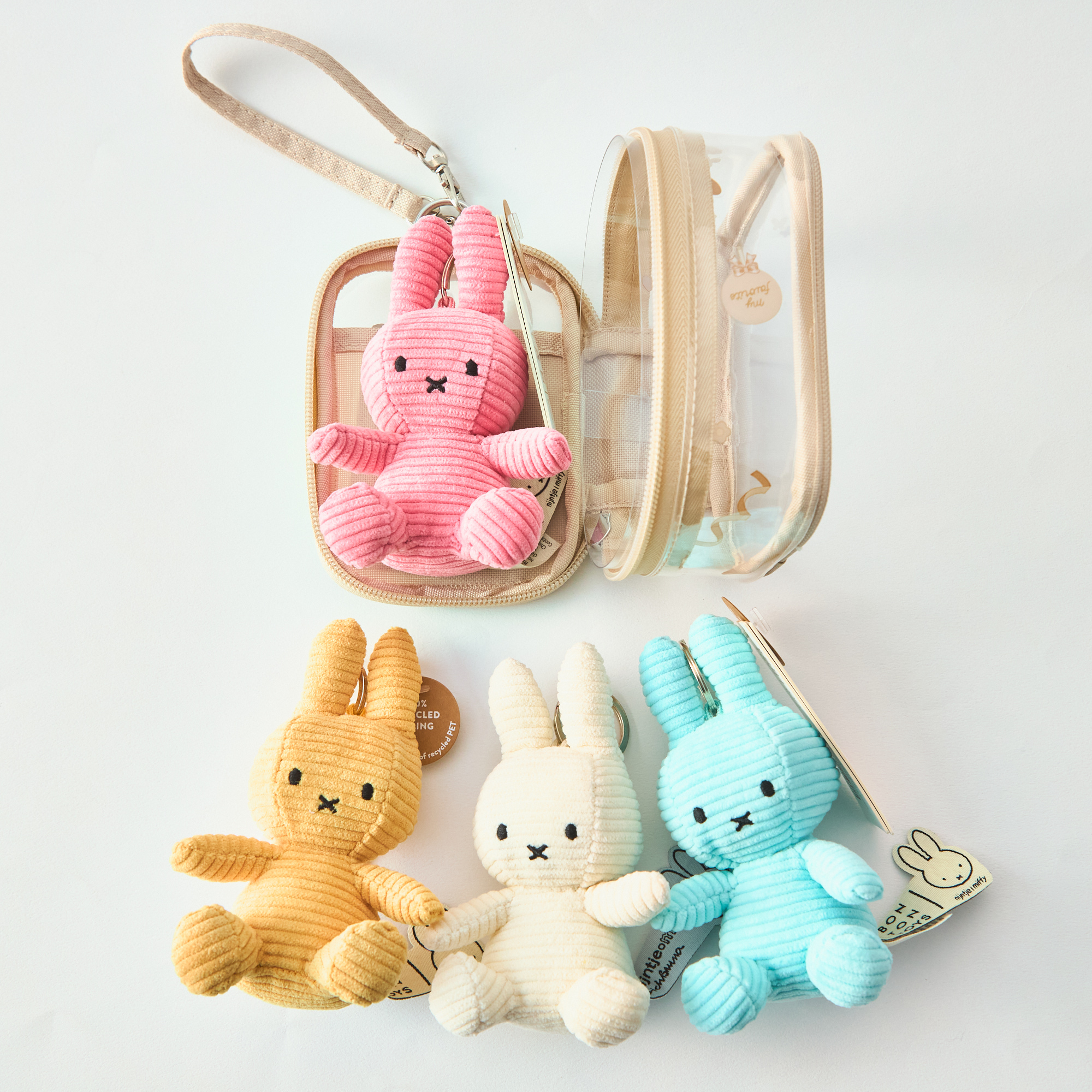 お友達が推し色選べる】ミッフィーぬいぐるみ＆CACAOCATチョコセット