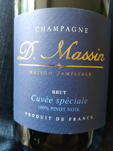 D. Massin Cuvée Spéciale Pinot Noir Brut Champagne | Vivino 日本語