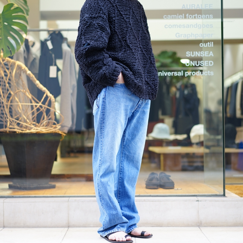 UNUSED (アンユーズド) 24SS Collectionの新作、14oz Denim Five