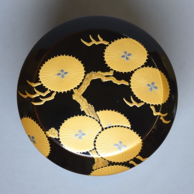 村田道寛 唐松蒔絵 黒吹雪 鵬雲斎宗匠 | 茶道具 小西康のぶろぐ