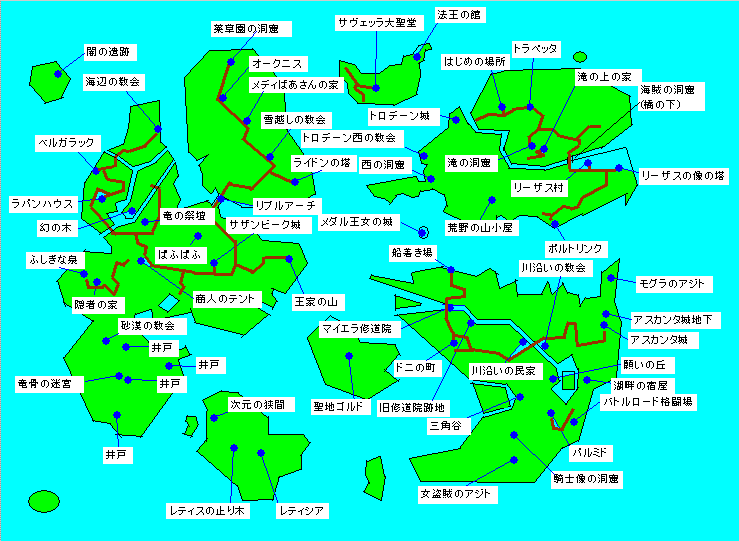 世界地図 | 3DS版 DQ8/ドラゴンクエスト8[MAP付き] 最速攻略wiki