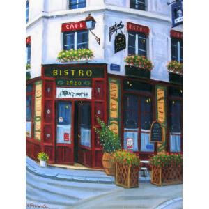 貴重】洋画家 吉岡健二 油絵 パリの風景画