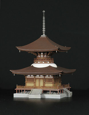 1/100 多宝塔 プラスチック模型. 074 1/100 多宝塔 プラスチック模型