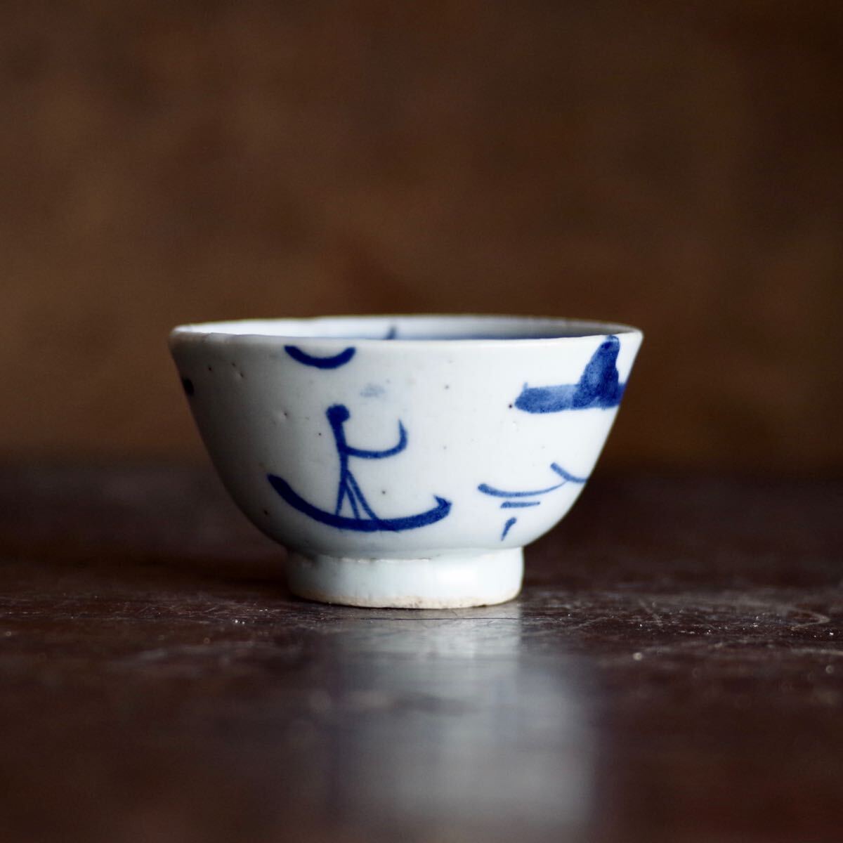 貫入の美しい 茶碗 李朝？ 茶道具 貫入の美しい 茶碗 李朝？ 茶道具 貫入の