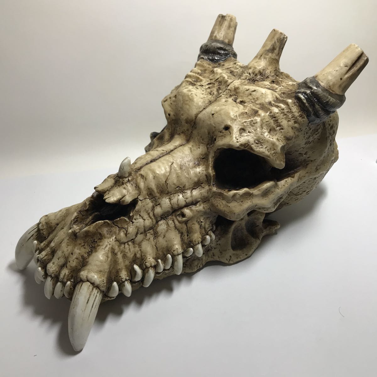 アンティークデビル 悪魔 サタン 骨董ヒュミドール髑髏骸骨ビンテージ