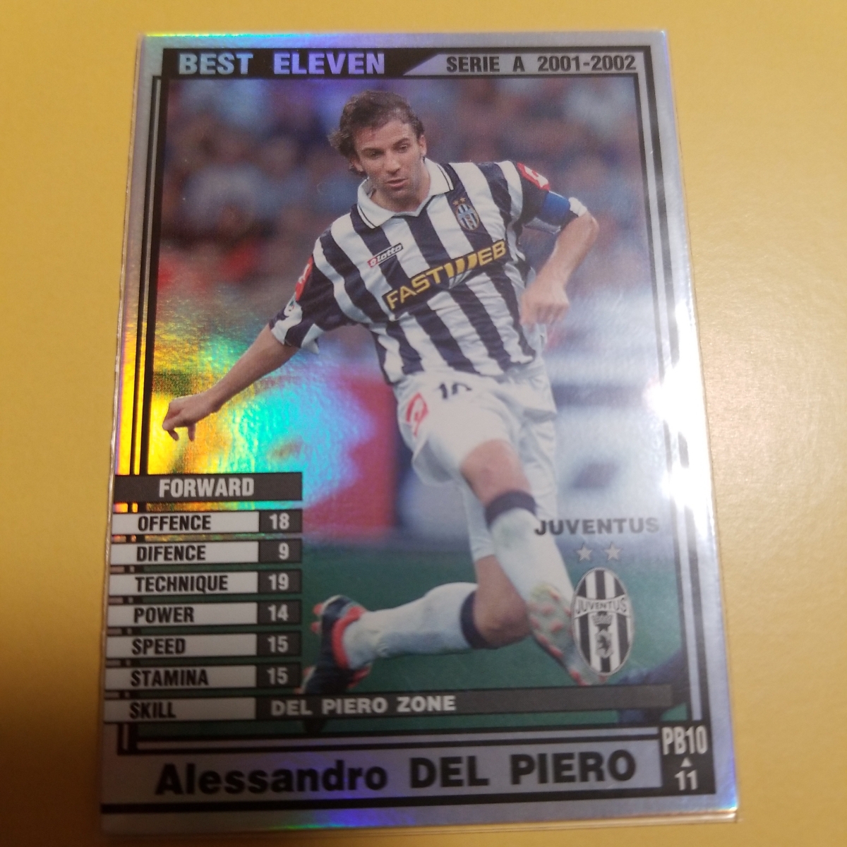 WCCF デル・ピエロ 17-18 HOLE PSA10 WCCF 17-18 HOLE アレッサンドロ