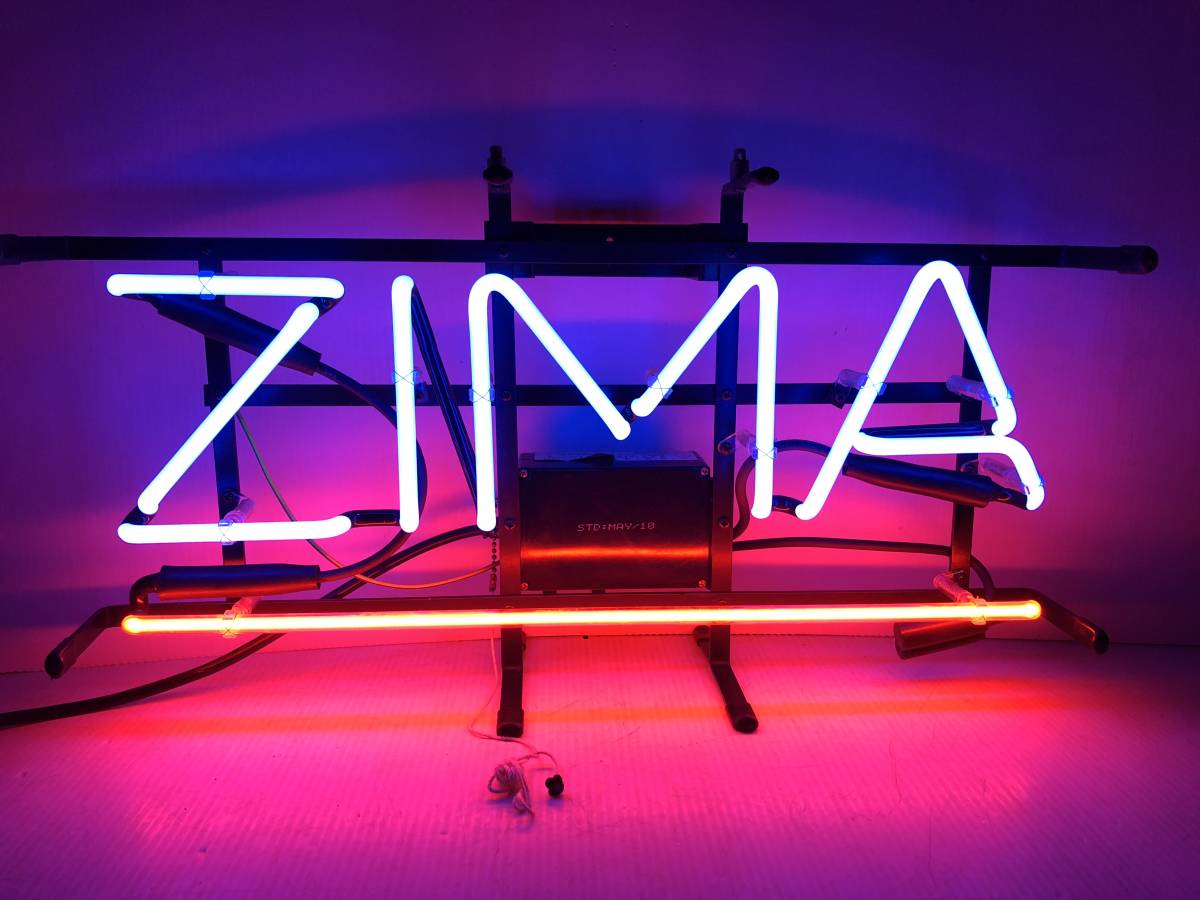 ZIMA ネオン管 バーカウンター ネオンサイン おしゃれ ZIMA ネオン管