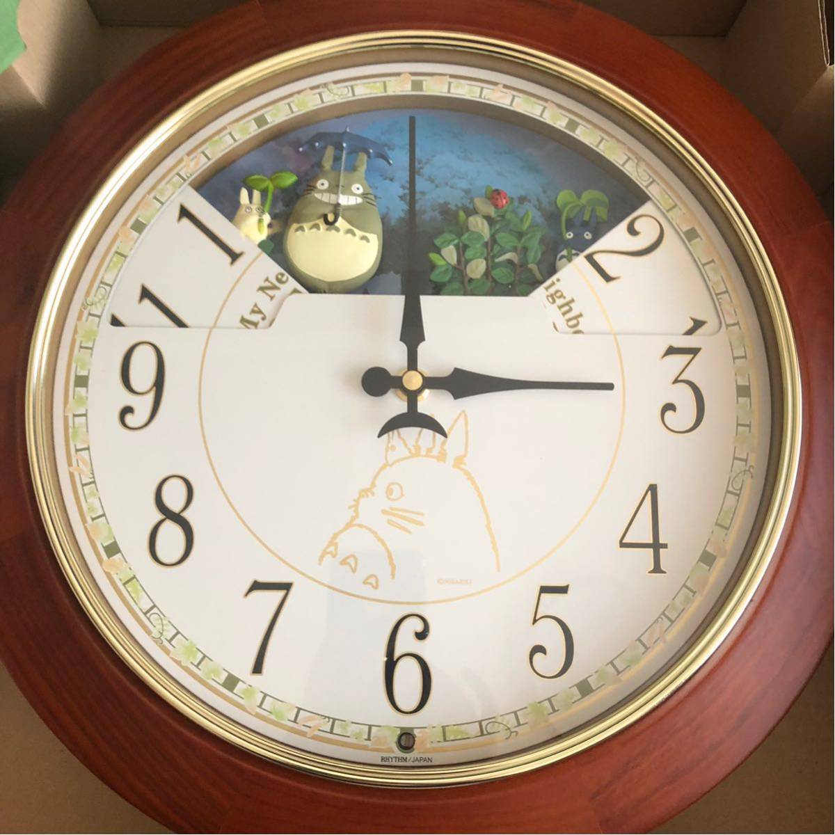 希少品！】となりのトトロ メロディ付き掛時計 未使用・レア！】となり