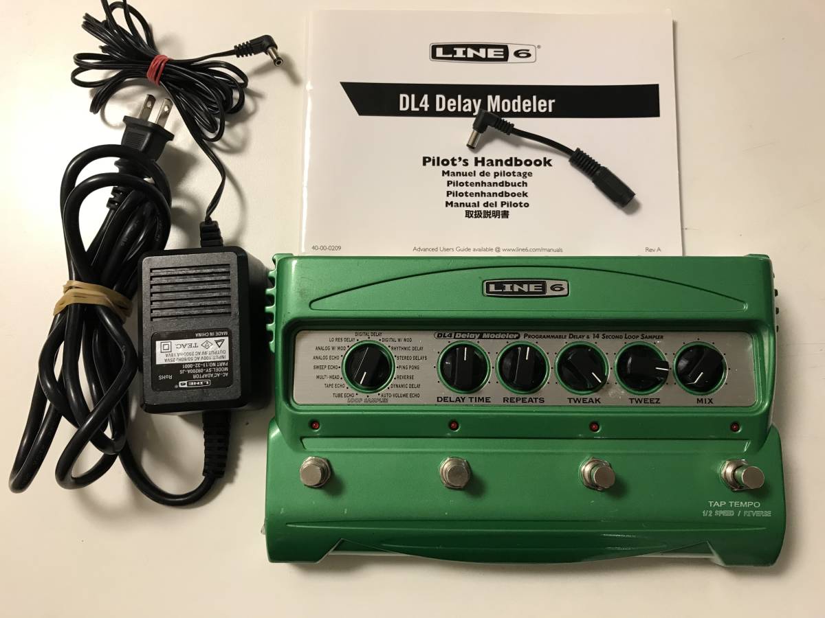 LINE6 DL4 エフェクター 純正アダプター付き LINE6 DL4 Delay Modeler