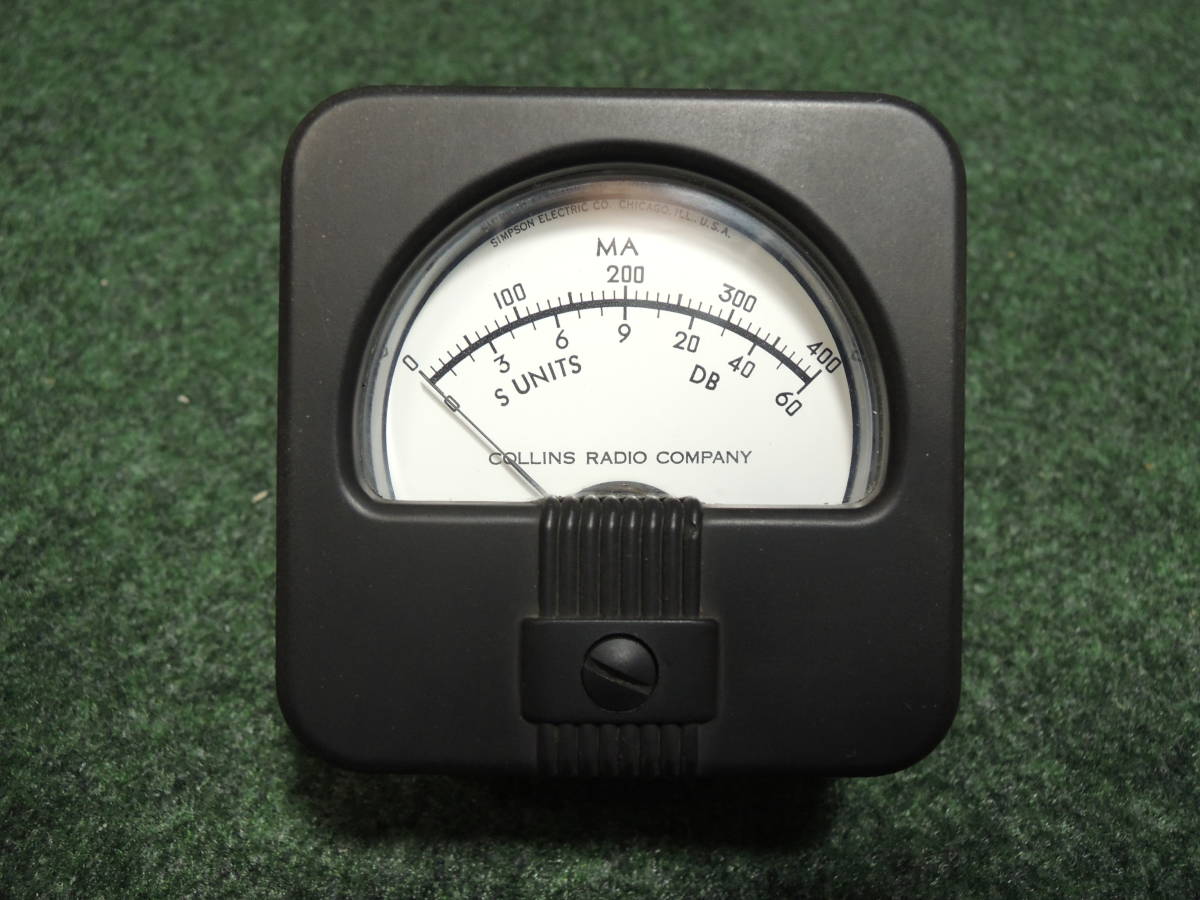 collinsコリンズ KWM2A用Sメーター米軍補修パーツ collinsコリンズ