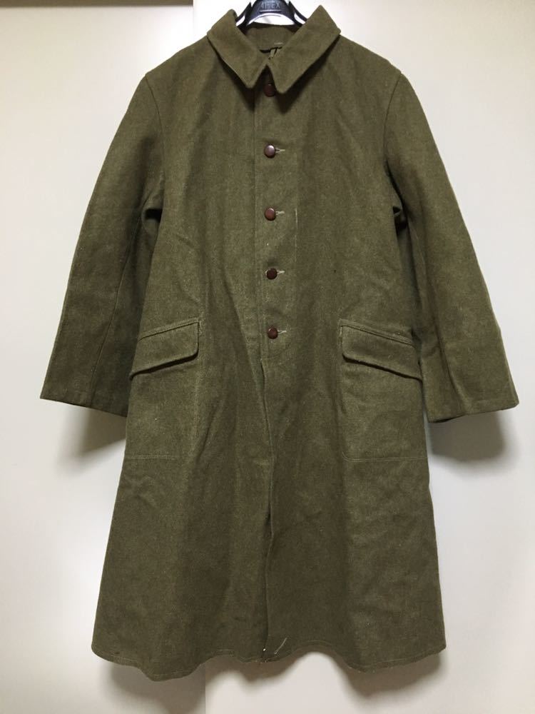 日本陸軍 兵用 実物 九八式 外套 コート 四号 四號 レトロ 当時物