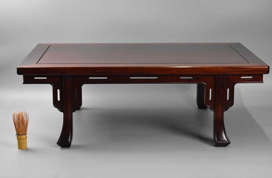 唐木家具 唐木家具 サイドテーブル大 花梨材 無垢材 ヨーロピアン