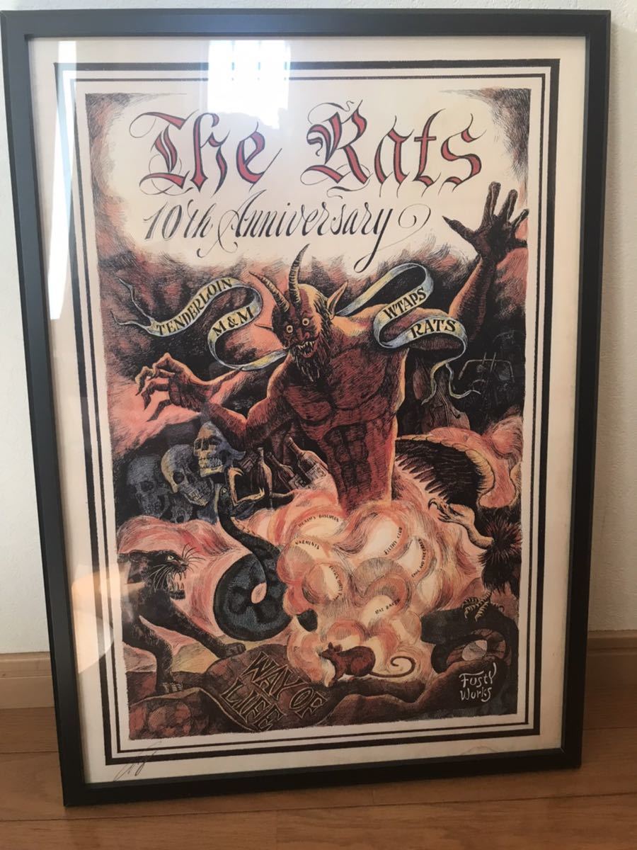 RATS WTAPS TENDERLOIN M&M 限定 コラボ ポスター RATS WTAPS