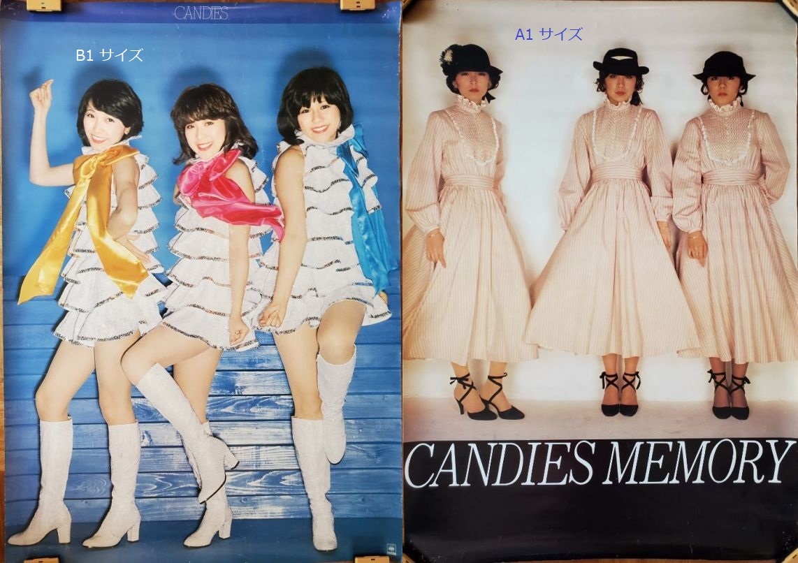 伊藤蘭さん らんらんクラブキーホルダー キャンディーズポスター 昭和