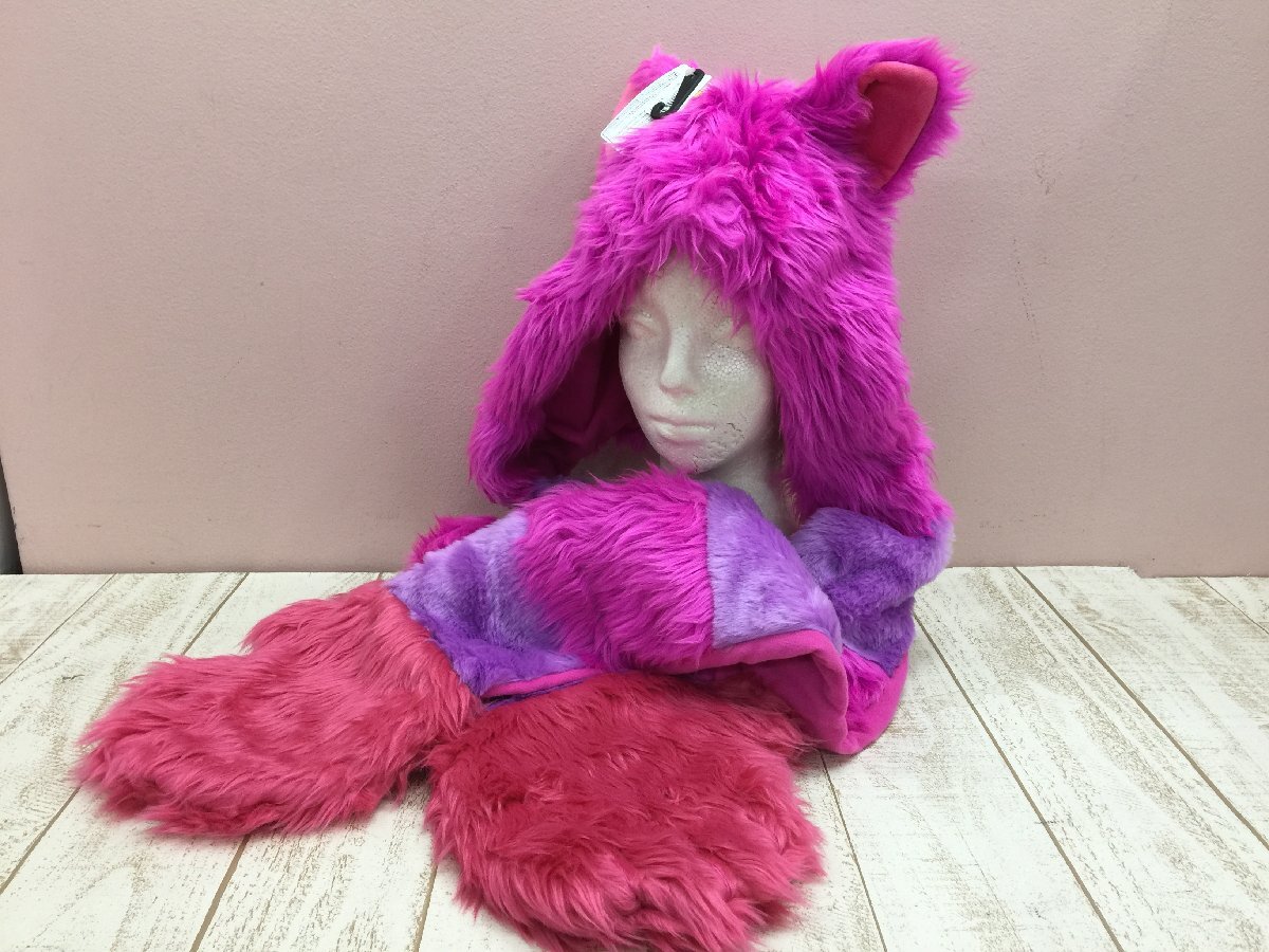 チェシャ猫マフラー帽子 チェシャ猫 マフラーキャップ マフラー ファン