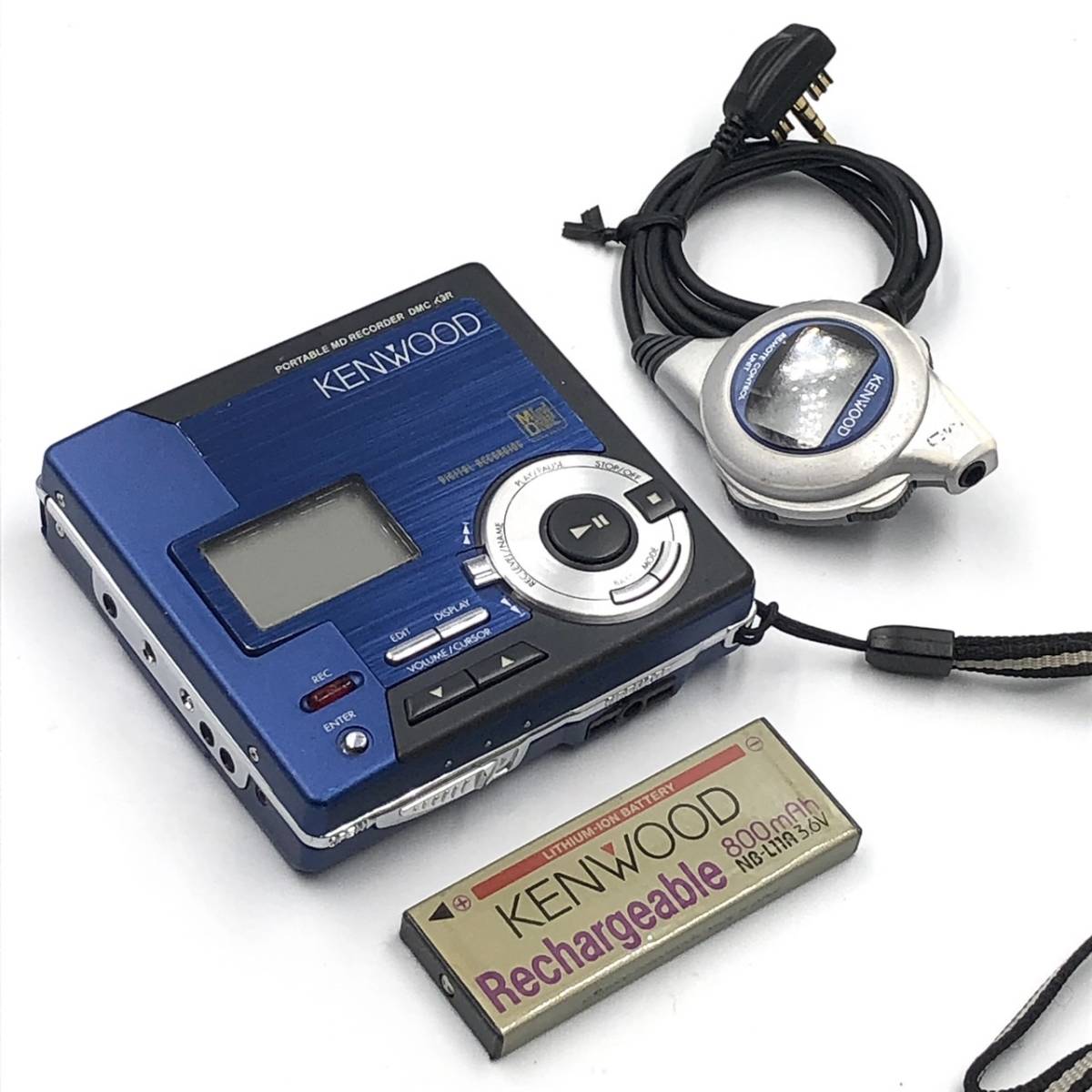 ジャンクJUNKKENWOODケンウッドDMC-A7R ポータブルMDレコーダー