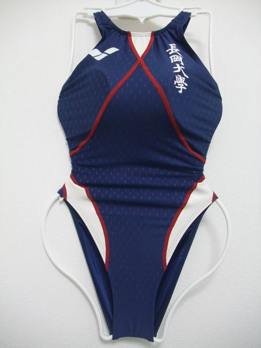 アリーナ 競泳水着 エールブルー 大学水泳部マーキング有り ロング