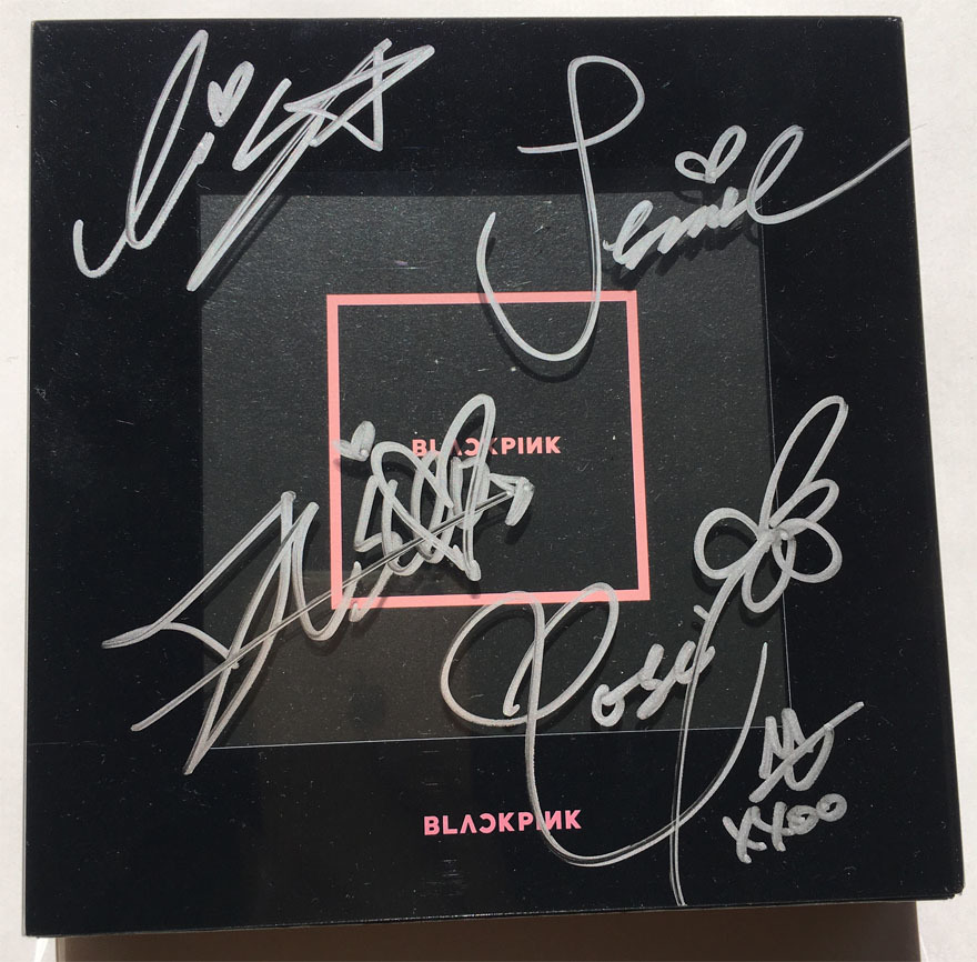 BLACKPINK メンバー全員直筆サイン 【公式通販】