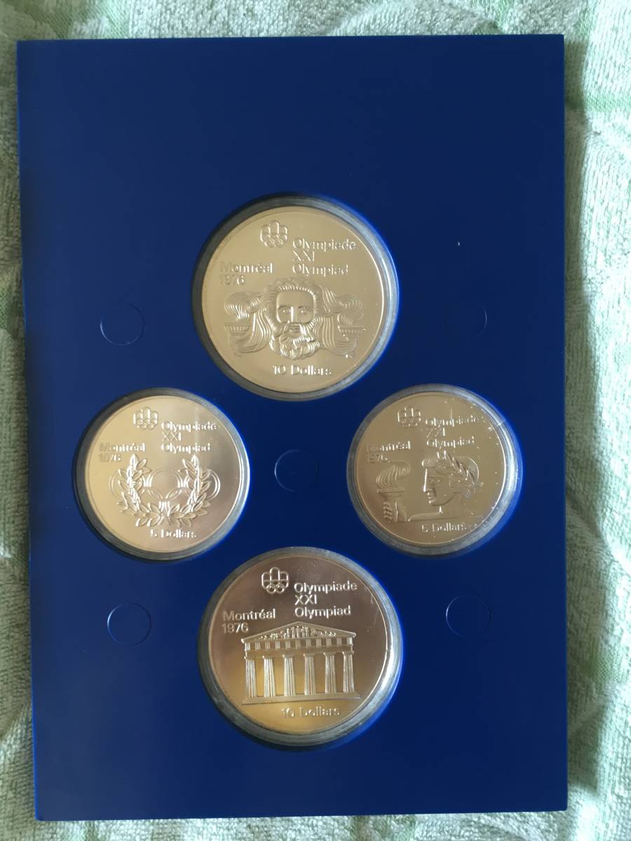 岡本太郎以下デザインの1964年~1976年のオリンピック記念メダル【4セット】