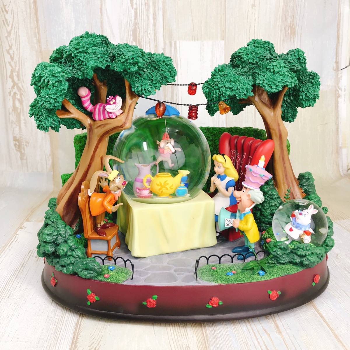 激レア❣️未使用品❣️不思議の国のアリス オルゴール付きスノー
