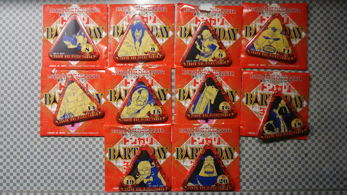 ワンピース 東京ワンピースタワー限定 トンガリ缶バッジ エース＆サボ