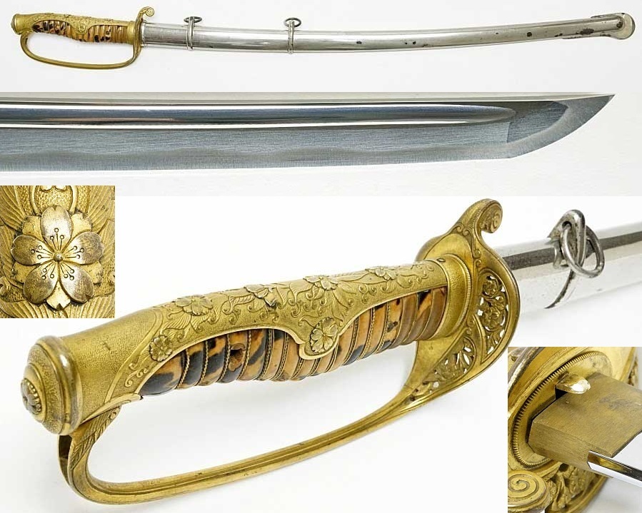☆海軍 儀礼刀 軍刀 士官 指揮刀 サーベル 旧日本軍 ☆海軍 儀礼刀