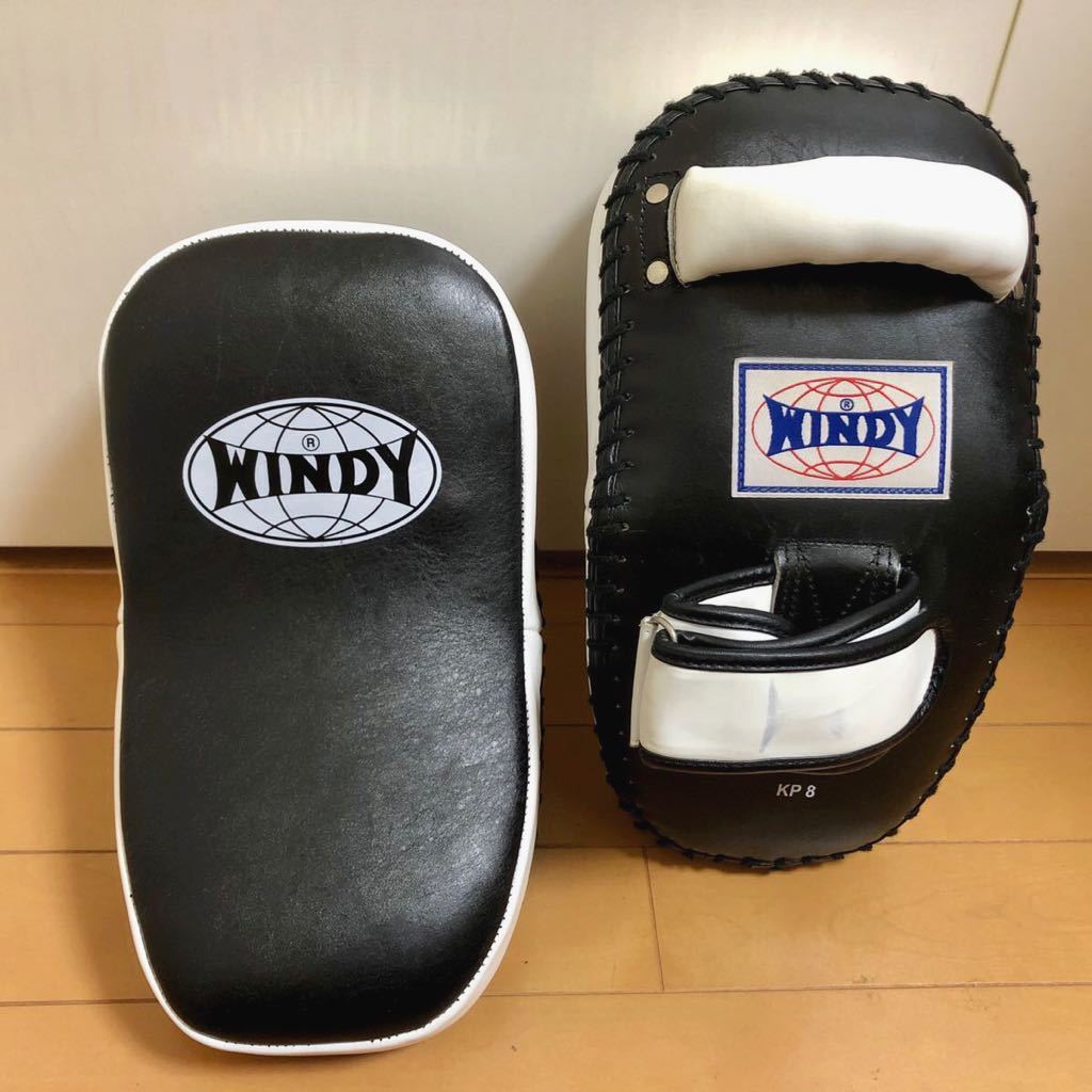 プロ仕様】 WINDY KP-8C キックミット 2個セット WINDY KP-8 パンチ