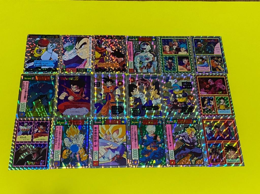 希少】ドラゴンボール ジャンボカードダス 山勝 両面プロマイド18枚