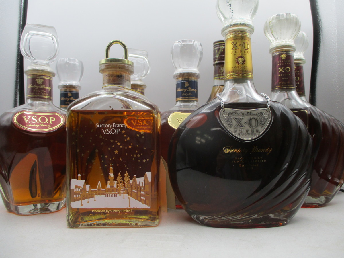 サントリーブランデー XOデラックス サンタクロースツリーボトル A298
