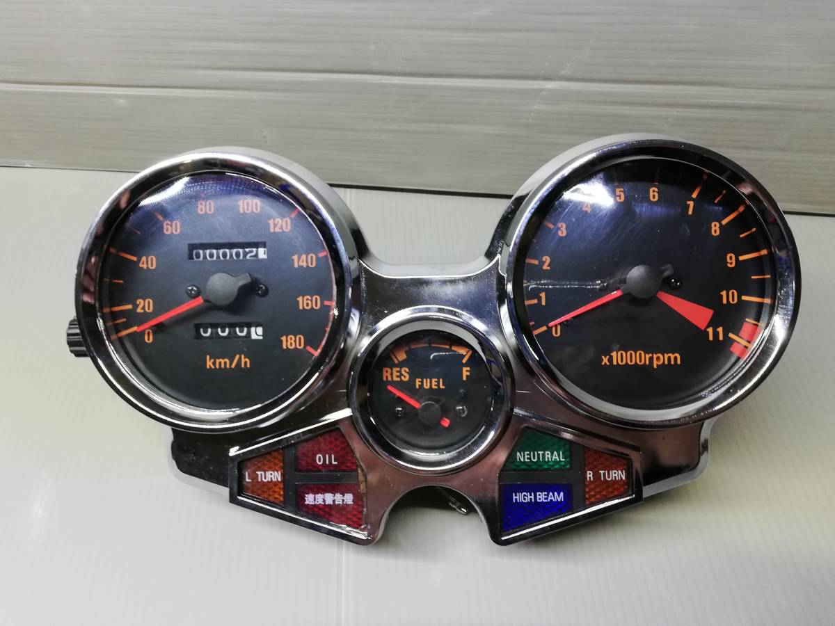 ホンダ純正日本精機cbx400f 550f フルスケールスピードメーター CBX