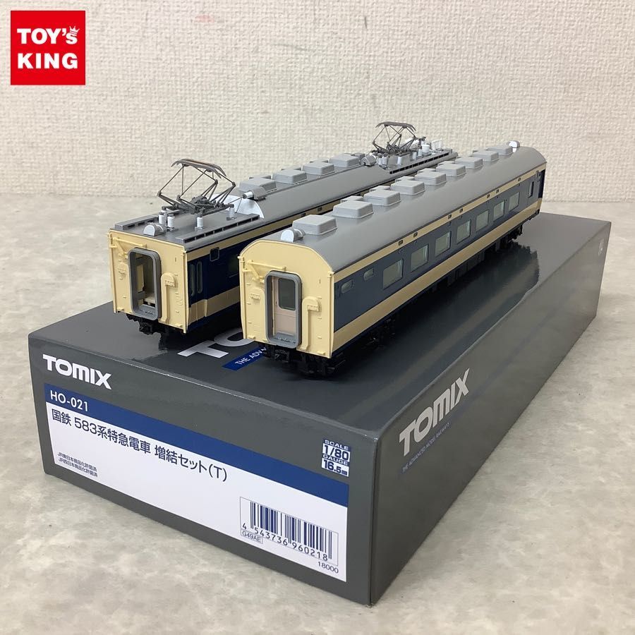 HOゲージ HO-021国鉄583系特急電車（クハネ581）増結セット（T） 国鉄