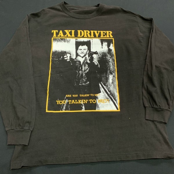 90sビンテージ タクシードライバー 映画Tシャツ ロンT 野村訓市 古着