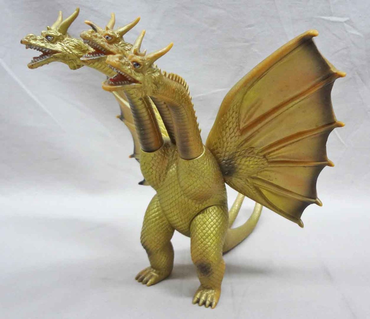 キングギドラ 2体☆貴重な2本角☆タグ付き歴代怪獣ボックス版硬質