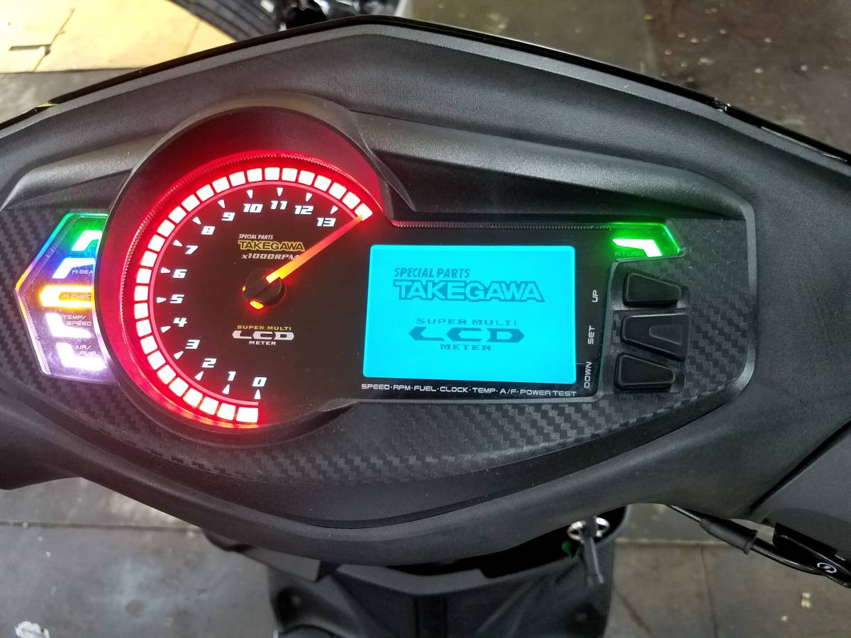 シグナスX 4型前期 武川メーター シグナスX 4型 TAKEGAWAメーター