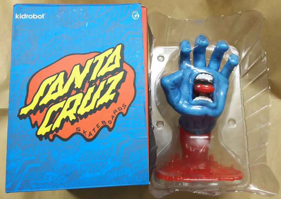 K-6961】1円 希少 Kidrobot サンタクルーズ スクリーミングハンド