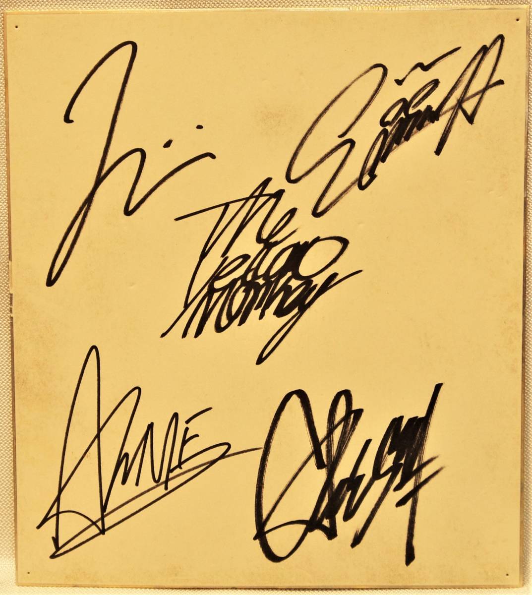 激レア‼︎】イエローモンキー 直筆 サイン 吉井和哉氏のサインがイカ