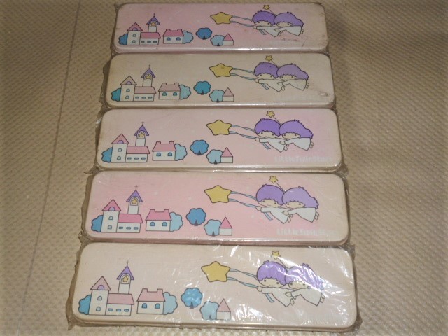 レア 1976年 初期 キキララ メタリック 筆箱 缶ペンケース サンリオ