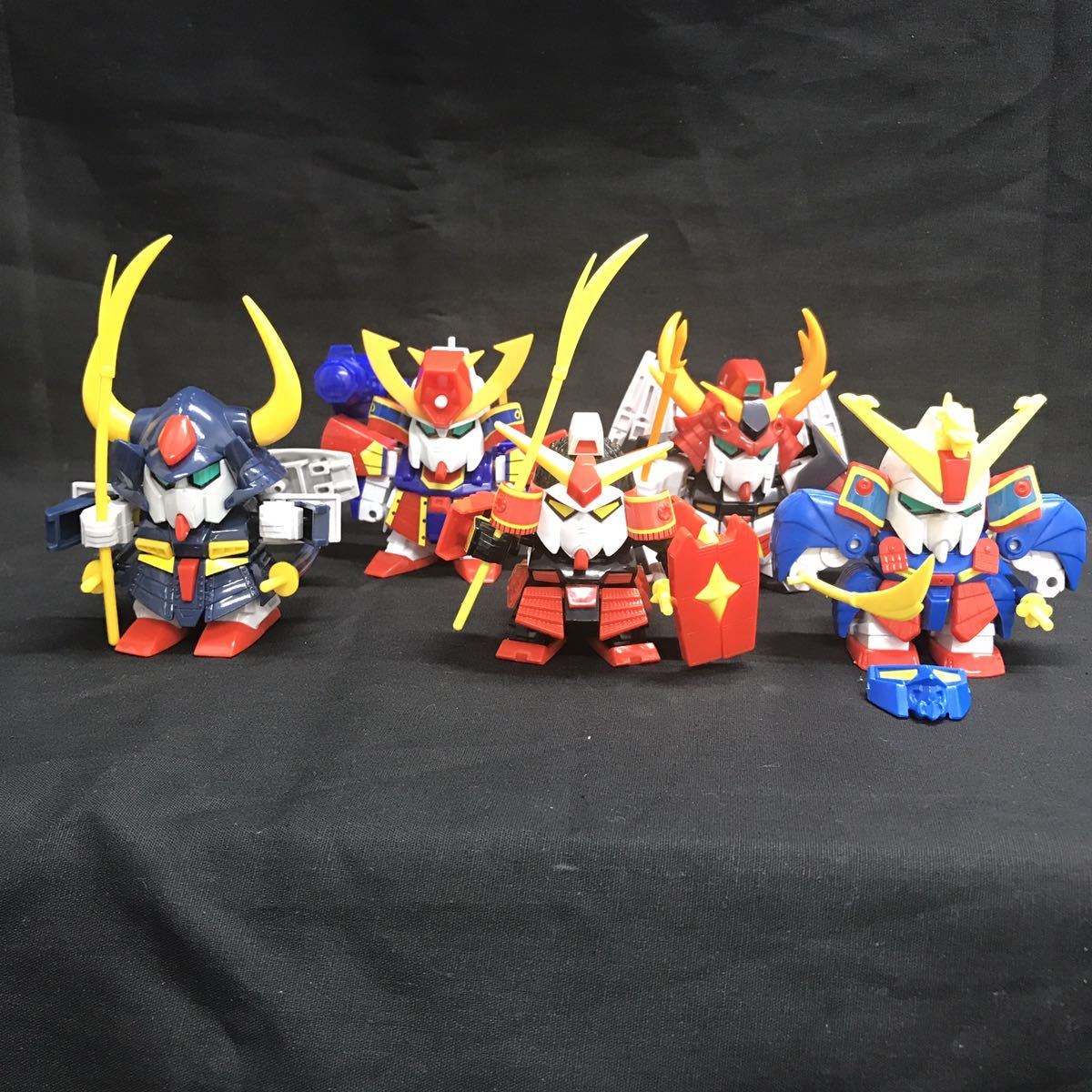 SDガンダム SD戦国伝 新生武者5人衆 5体 組み立て済み ジャンク 美品