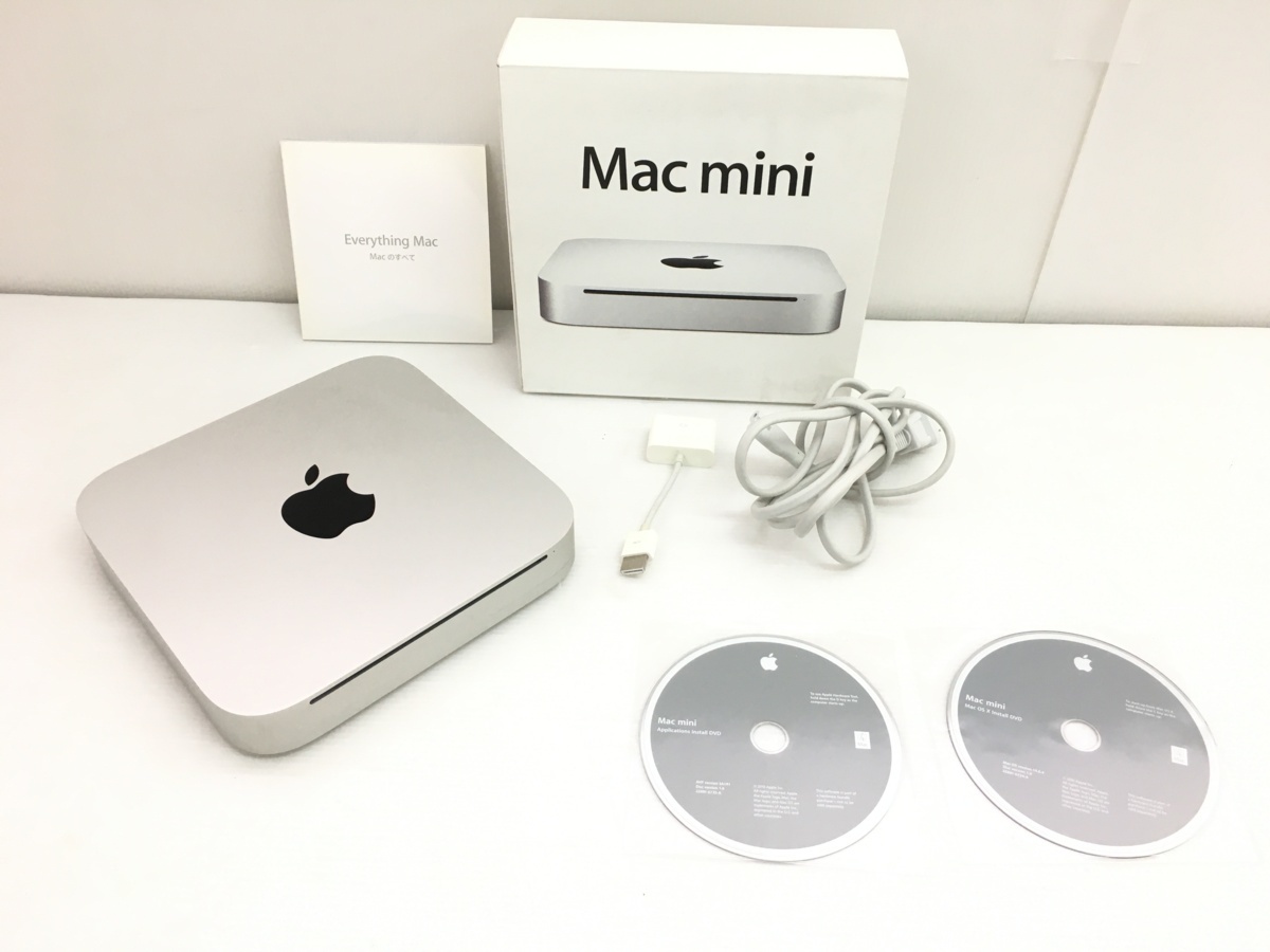 ジャンクApple Mac mini (Mid 2010) Mac mini Mid 2010 2.4GHz MC270J